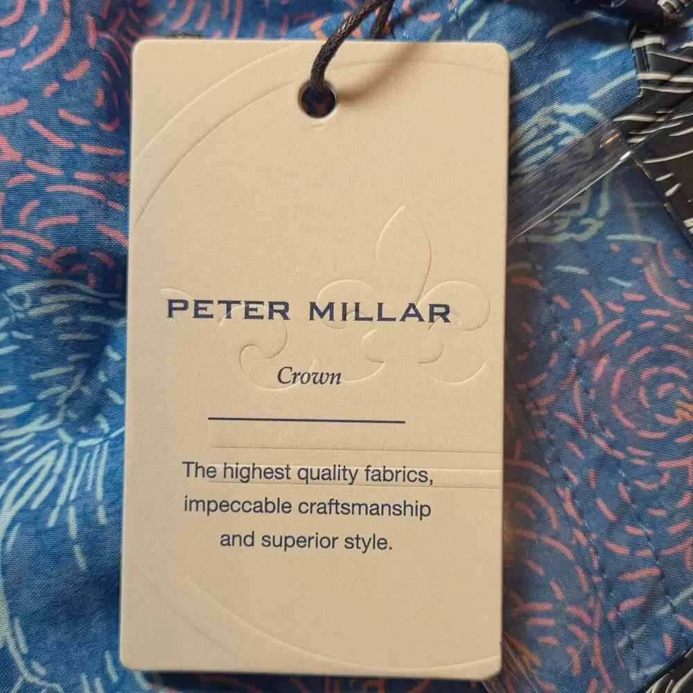 Peter Millar Swim Trunks Seaside Collection NWT Sz 3X Free Bag Attached